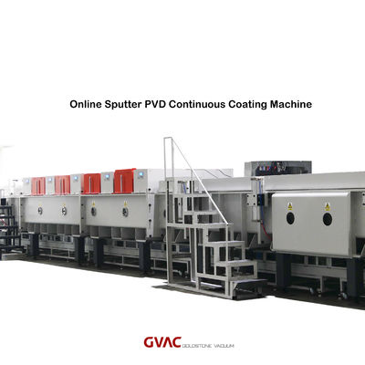 qualité  Reflect Glass PVD Coating Machine Low E Glass Vacuum Magnetron Sputtering usine