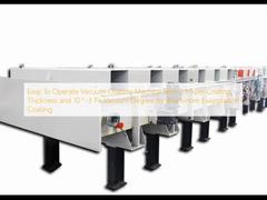 Machine de revêtement sous vide facile à utiliser avec une épaisseur de revêtement de 0,1 à 5 µm et un degré de vide de 10^-3 Pa pour le revêtement par évaporation d'aluminium